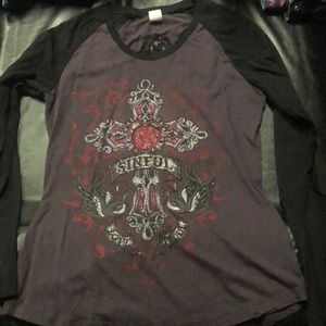 Sinful long sleeved t shirt.